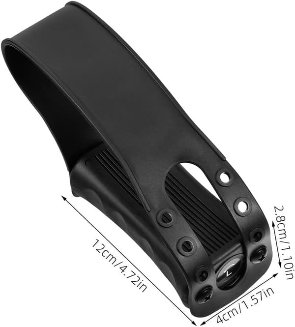 Erstatningscykelpedal 1 par sort plastikjern til motionscykel -