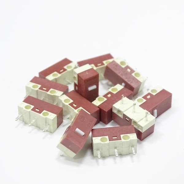 för HUANO Tyst Mus Mikro Switch Mikro Ljudlös Knapp 8Delar/Set
