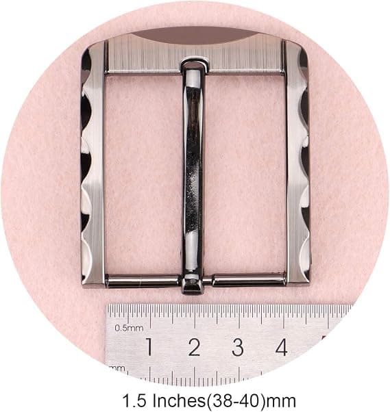 1.5 inch (38-40mm) Belt Buckle Replacement Square Single Prong F