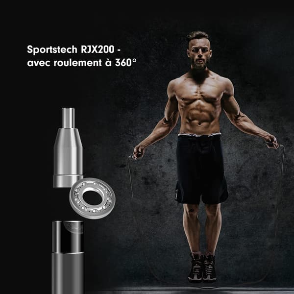 Professional High-Speed Jump Rope with Adjustable Self-Locking Rope