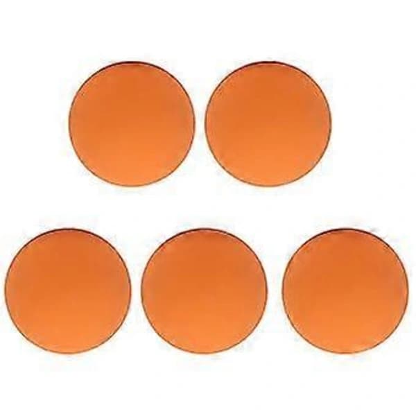 6 cm orange hoppebold sæt med 5 sikre og miljøvenlige gummihåndtræningsbolde til børn, bærbare til swimmingpools og strande