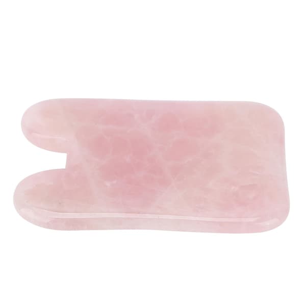 2024 Professionelt Rosenkvarts Ansigtsmassage Gua Sha Værktøj Bærbart Ansigts Skrabebord