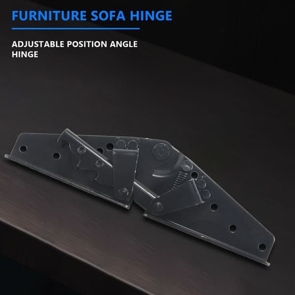 Metal Sort Stål Sofaseng Sengetøj Møbler Justerbar 3-Positions Vinkelhængsel Mekanisme Hardware