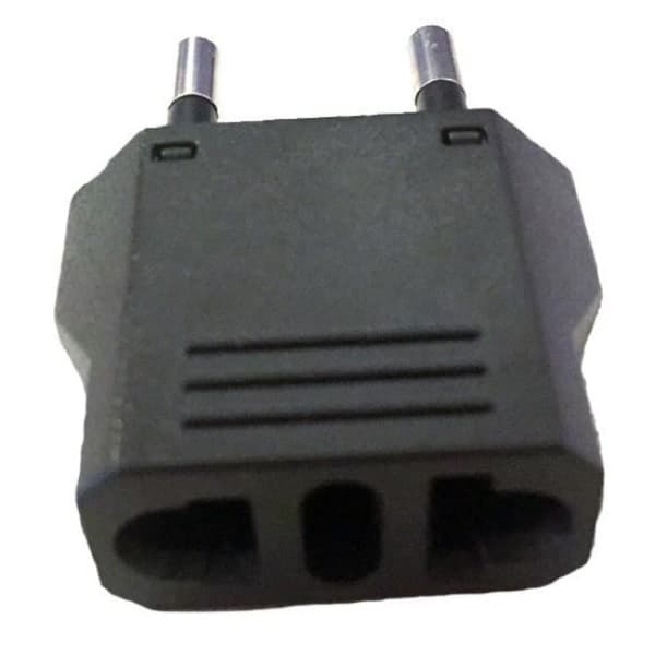 1 stk rejseadapter, USA til Sverige, Sort