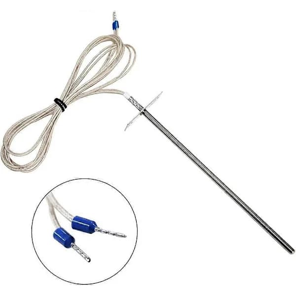 RTD temperatursensorerstatning for Traeger Grills 22 34-serien, rustfri stålsensor for trepelletsgriller