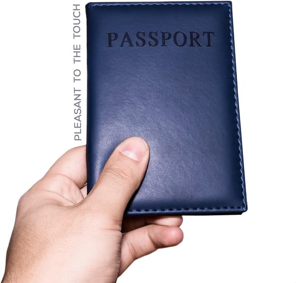 Marineblå - Etui - Pasomslag (1 stk)