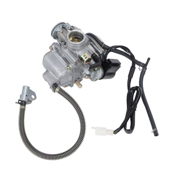 Motorcycle ATV Carburetor Replacement with Oil Pipe for 4-stroke GY6 125 150CC Engine