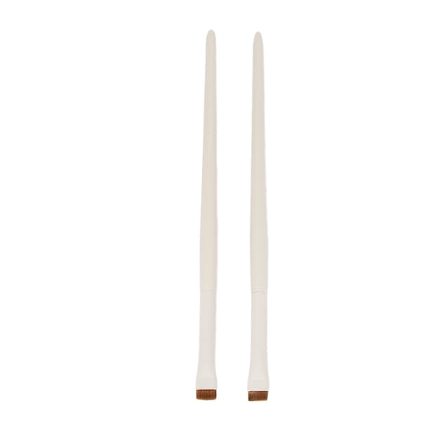 2 Pcs Fine Angled Eyeliner Brushes Ultra-Thin Slanted Flat Angle Makeup Eyebrow Concealer Brushes