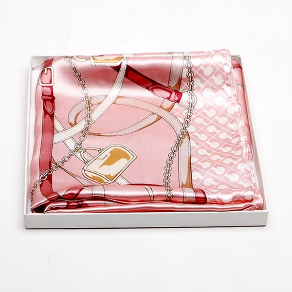 35 x 35 Skjerf Dam Square Silkelignende Hårskjerf Hode Sovende Wrap Sateng Hodeplagg Hårskjerf