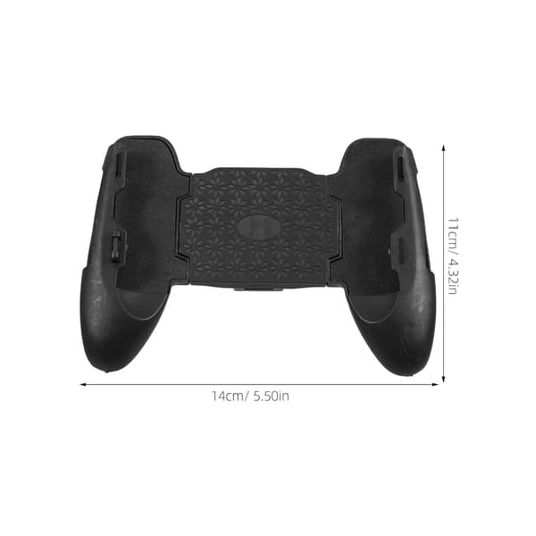 svart ergonomisk spillmobilgrep av ABS for mobilspill