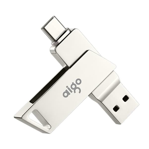USB-minne 128 GB USB C doble kontakter, Type C 3.1 og USB