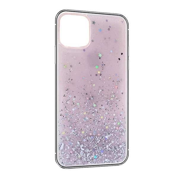 2x Lyx Bling Paljett Stjerneglitter Deksel For iPhone Rosa iPhoneXR_tfrf