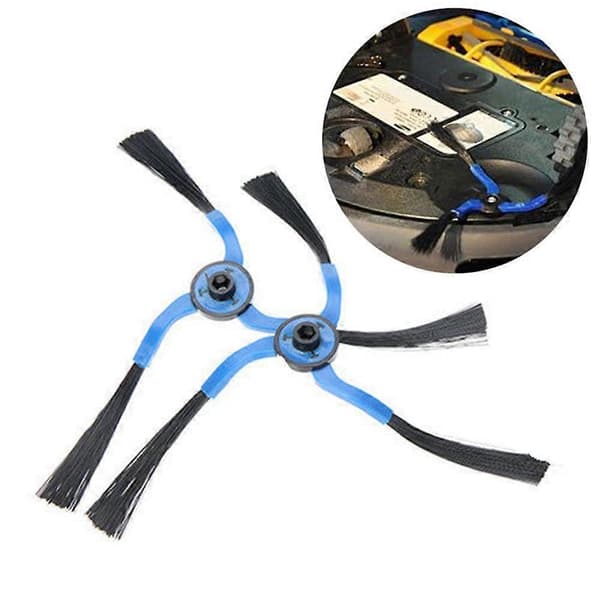 2 ST Sidebørster til Samsung Navibot Robot SR8845 SR8855 SR8895 SR8980 VC-RM72VR Støvsuger Erstatning