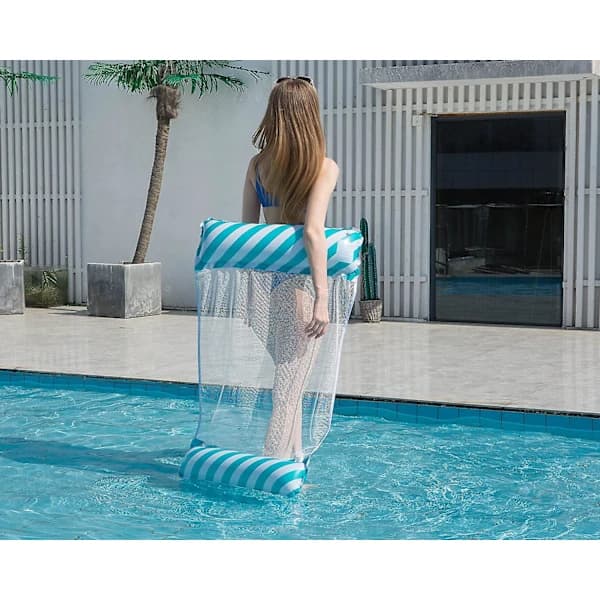 Floating Hammock, 4-in-1 Inflatable Pool Hammock, Foldable Floating Water Hammock Ultralight [co]
