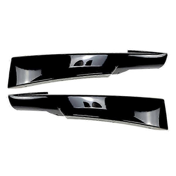 Glanssvarta främre stötfångarläpphörnsplitters kompatibla med BMW E90 E91 LCI M-Tech 2009-2013