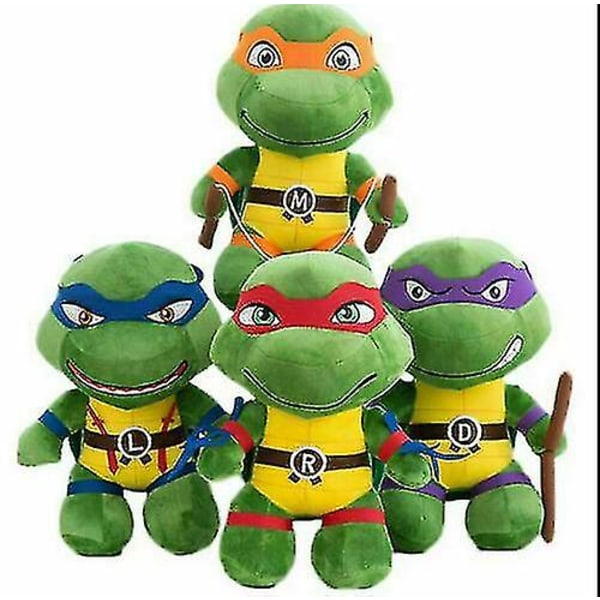 Teenage Mutant Ninja Turtles Pehmeä Pehmo Täytetty Nukke Lelut Blue 25cm