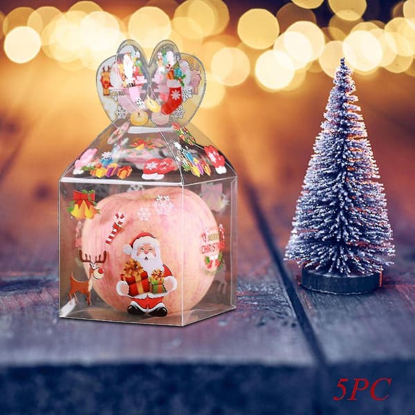 Julaftons Säker Fruktlåda Jul Äpple Presentförpackning Godislåda Julklapp @