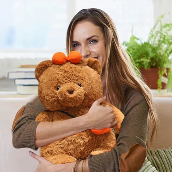 2025 Cute Christmas Bear Doll Halloween Pumpkin Bear Doll Pillow Gift A[co]