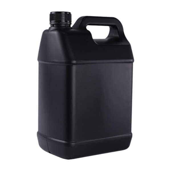 4L Flad Dunk Industriel Anvendelse Robust Kemikalieopbevaring Tønde PE Sort Beholder