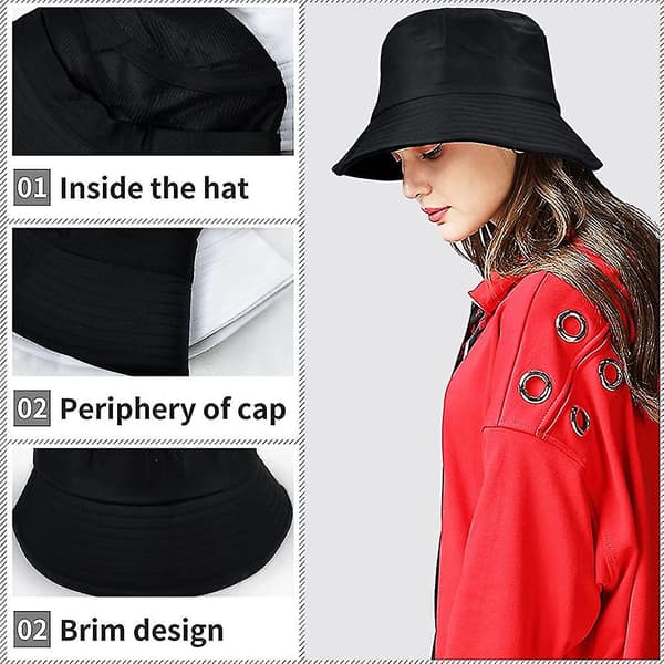 2-pack Fiskarhattar Bucket Hat Unisex Solhatt Fiskarhatt
