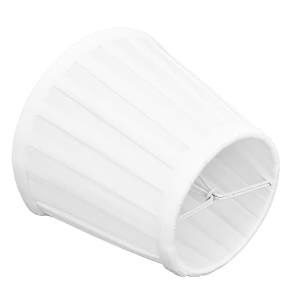 2 Pcs Small Lampshades Durable Smooth Exquisite Light Safe Comfortable Table Lampshades0205 White
