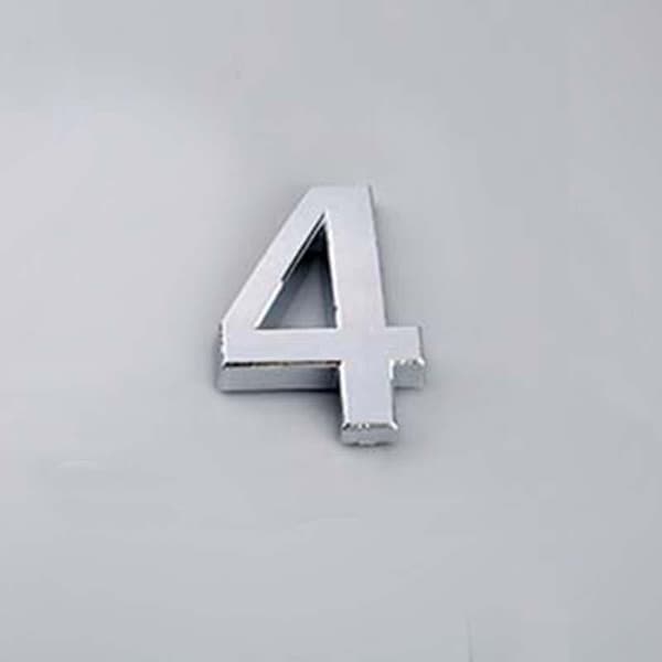 5CM 0-9 Nummerplatta Siffror Dekal Dörr Adress Hotell Hus Modern Nummer Matches the image Bronze/2 Bronze/2 Matches the image
