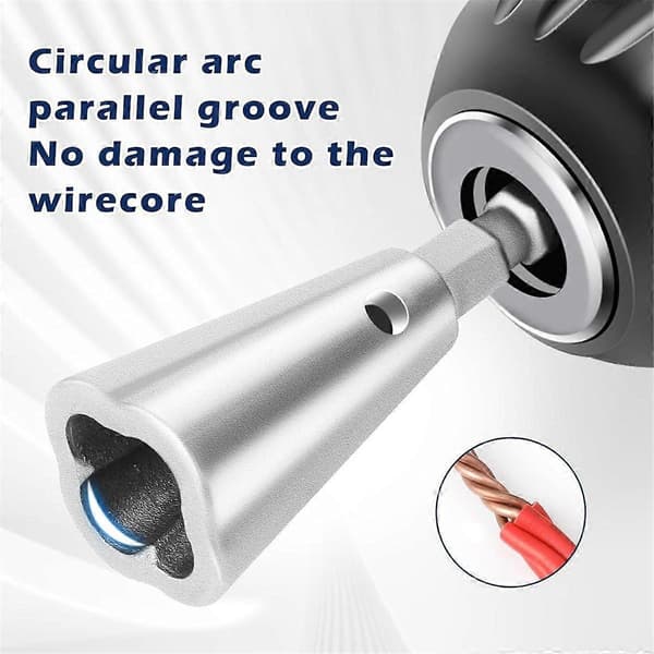 Wire Twister for Drill, Electric Drill Wire Stripper and Twister Spin Twist Wire Connector Socket