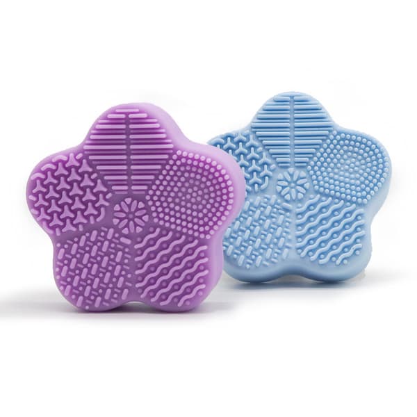 Makeup Brush Cleaner, 2 in 1 Makeup Brush Cleaning Pad, Sponge Ma