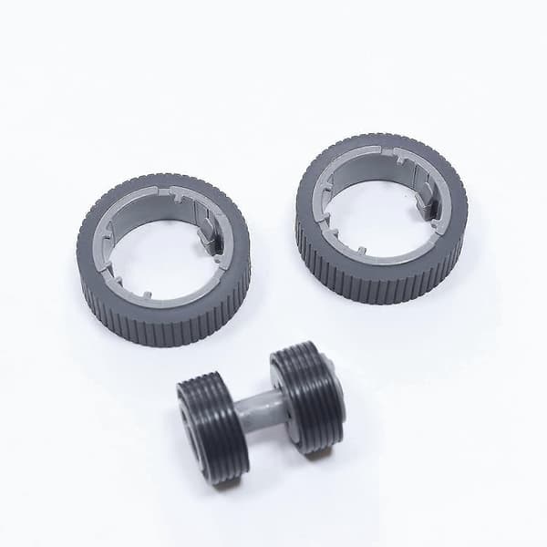 Pa03670 - 0001 Pa03670 - 0002 Forbrugssæt Pick Roller + Brake Roller Roller til Fi-7160 Fi-7260 Grå Gray