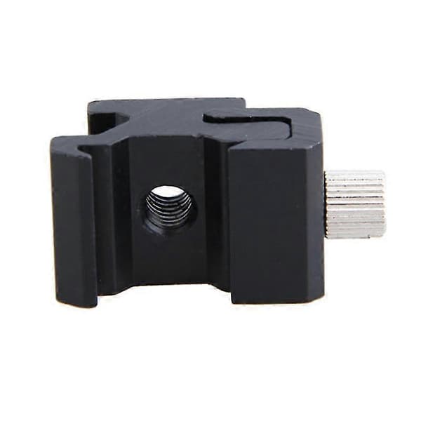 Kamera Blixt Hot Shoe Mount Adapter med 1/4 tum Hontråd/Skruvhål