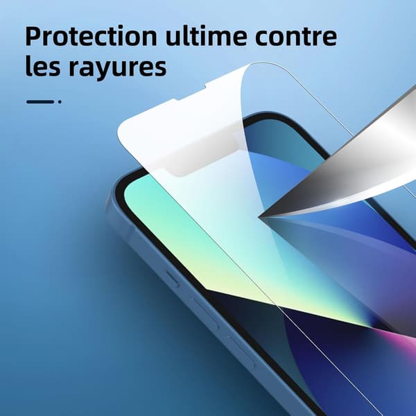 Pakke, 2 x Hærdet Glas til iPhone 13 (6.1), og 2 x Bagside Kamerabeskyttelse - Boblefri - Ultraresistent