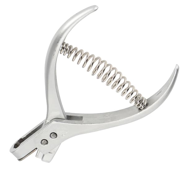 Hole Punch Stainless Steel U-shaped Proofing Cutting Hole Puncher Manual Tool for Ticket Checking