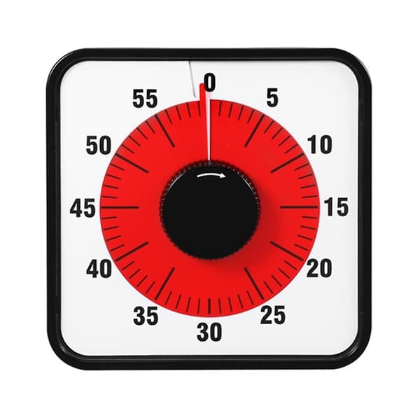 Vision Timer 60 Tidsinställning Stöd Ben Nedräkning Klocka Köks Timer För Klassrum Eller Möten