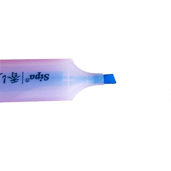 7 Farver Sød Koreansk Type Med Slikfarve Fluorescerende Overstregningstusch