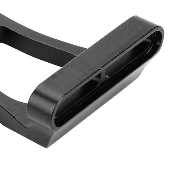 Sykkelcomputer Odometer Datamaskin Aluminiumlegering Forlengelsesfeste for Garmin (Svart)