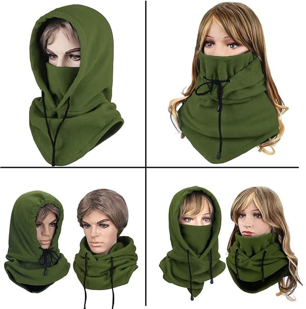 Functional Balaclava Face Hood - Cold Mask For Cycling, Skiing And Winter Warming - Provides Full Face Coverage And Protection