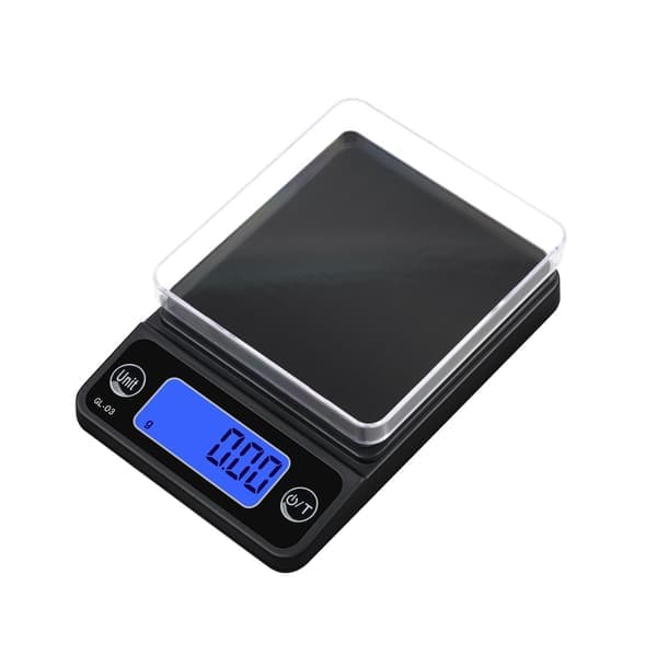 Jewelry scale / coffee scale / pocket scale with high precision Black 500g / 0.1g M Black M