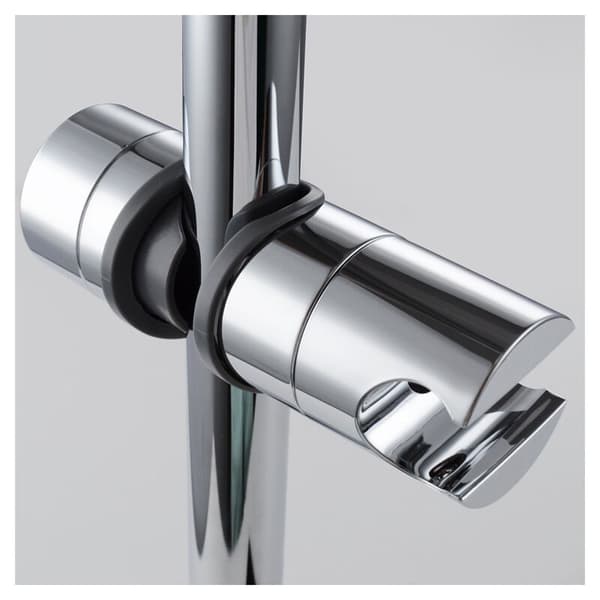 Utskiftbar håndholdt dusjhodeholder, krombelagt ABS-dusjhodeholder, 18-25 mm diameter justerbar