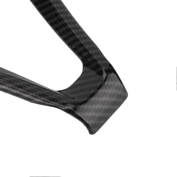 ABS V-formet rattrammedekorasjon passer til Alfa Romeo Stelvio Giulia (svart)