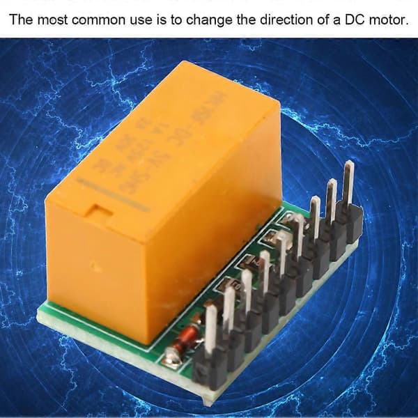 DR21A01 DC 5V DPDT Relemoduuli Polariteettikytkin Korttikomponentit Osat