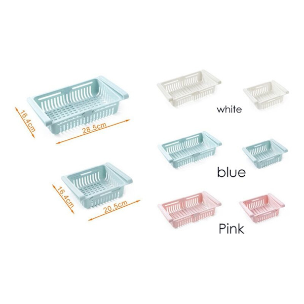 6-piece Refrigerator Storage Box, Refrigerator Shelf Storage Box, Pull-out Drawers, Fresh Spacer Layer