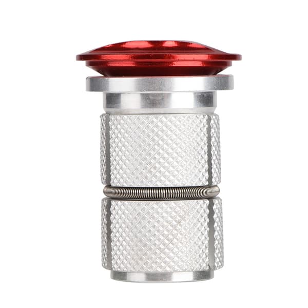 Stem Top Cap Bicycle Fork Expander Bolt in Aluminum Alloy 1/1.25 inch (Red)