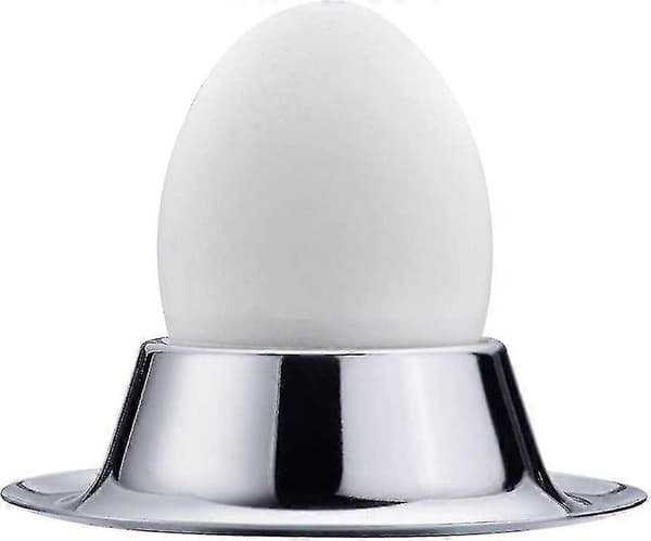Eggkopp i rustfritt stål, 6-pakning, polert, stabelbar
