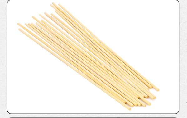 Bambupinnar, 5,0 mm * 50 cm, 100 st handgjorda sockervaddspinnar