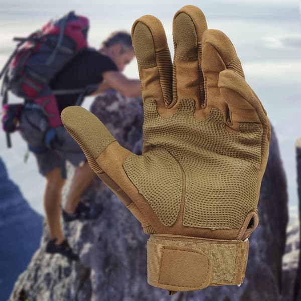 Sand - 1 Pair, Size M, Motorcycle Gloves, Scooter Gloves, Unisex