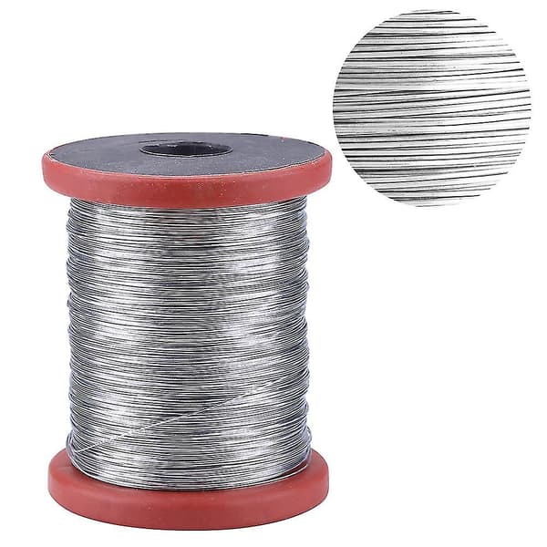 1 Roll 500g Stainless Steel/Iron Wire for Beekeeping Beehive Frames Tools (Iron Wire)
