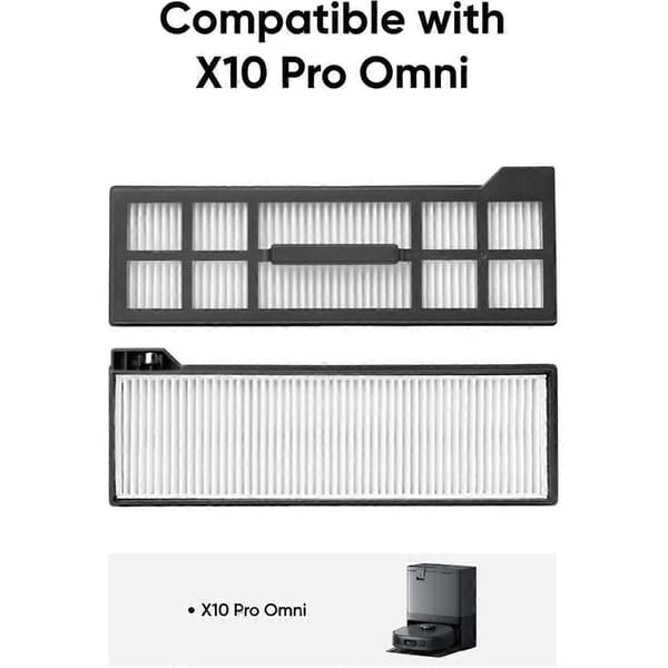 X10 Pro Omni -varaosat, tarvikkeet, Hepa-suodatin, moppiliina, pölypussit
