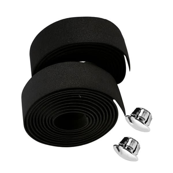 2PCS Bicycle Handlebar Tape Non-slip Shock Absorbing Durable Black Bike Handlebar Wrap