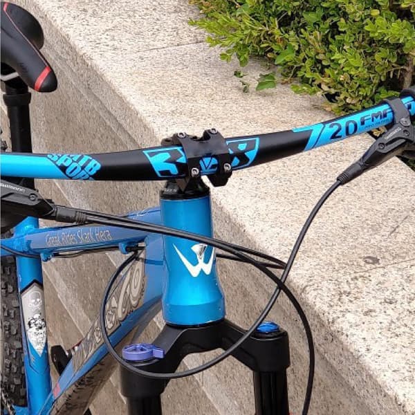 Kort frempind i aluminiumslegering til racercykel