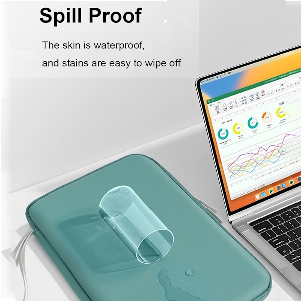 Laptopväska Tablet Sleeve Fodral GRÅ 7,9-10,8 TUM Grå Grey 7.9-10.8 inch